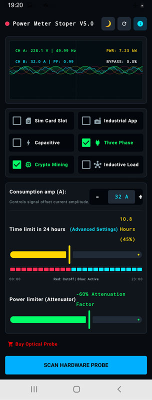 Power Meter Stoper App 2